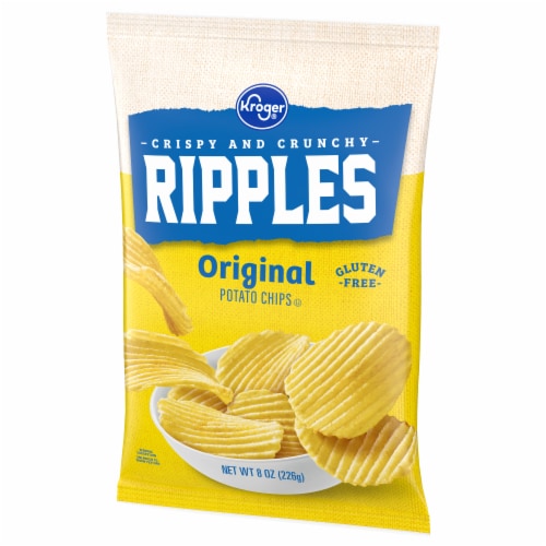 Kroger® Classic Ripples Potato Chips Perspective: bottom