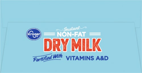 Kroger® Instant Non-Fat Dry Milk Pouches Perspective: bottom