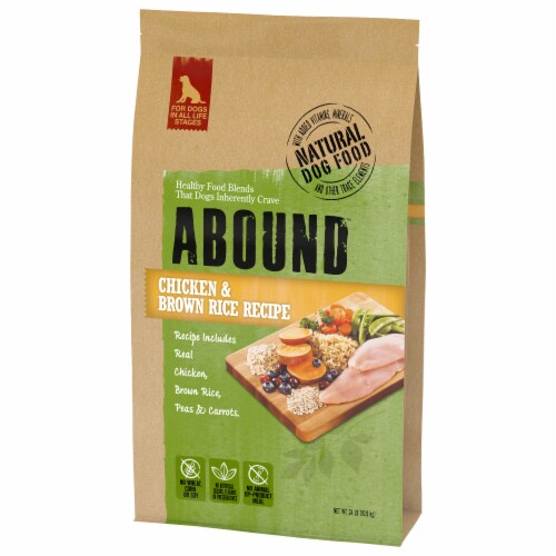 ABOUND® All Life Stages Dry Dog Food Chicken & Brown Rice Perspective: bottom