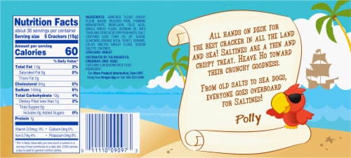 Kroger® Wheat Saltines Crackers Perspective: bottom