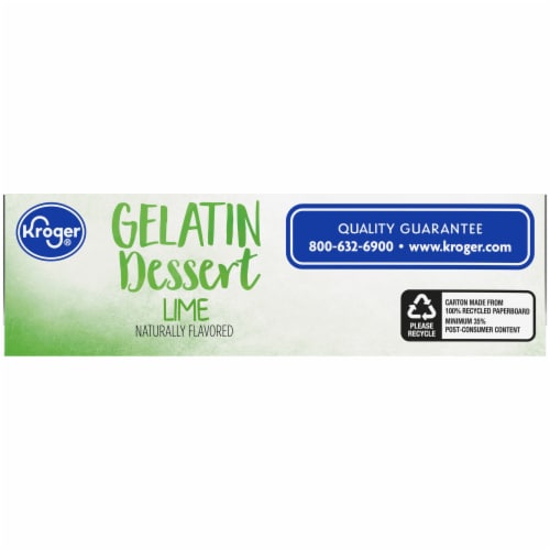 Kroger® Lime Gelatin Dessert Mix Perspective: bottom