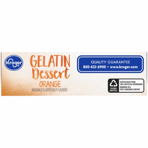 Kroger® Orange Gelatin Dessert Mix Perspective: bottom