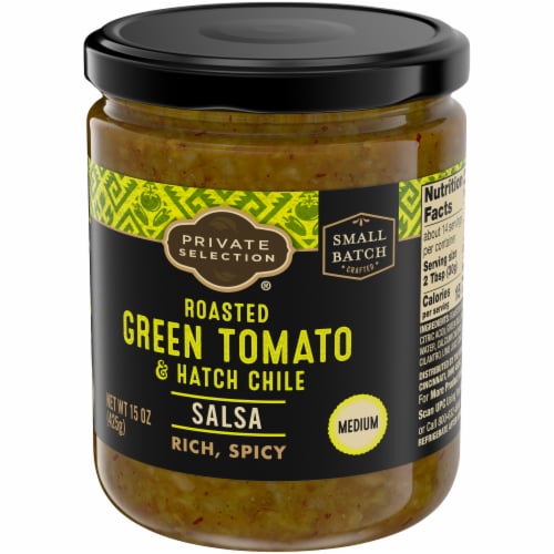 Private Selection® Roasted Green Tomato & Hatch Chile Salsa Perspective: bottom