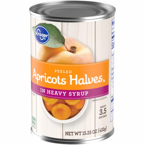 Kroger® Canned Peeled Apricots Halves in Heavy Syrup Perspective: bottom