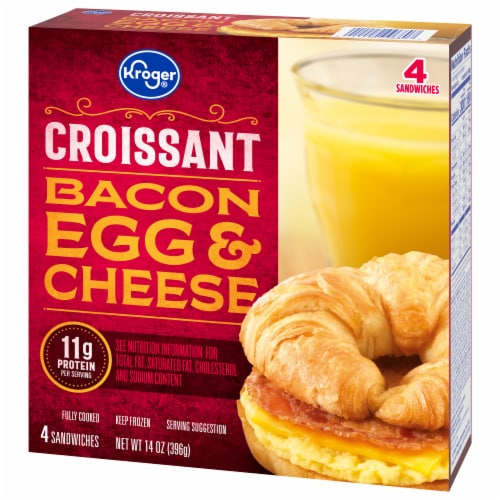 Kroger® Bacon Egg & Cheese Croissant Perspective: bottom
