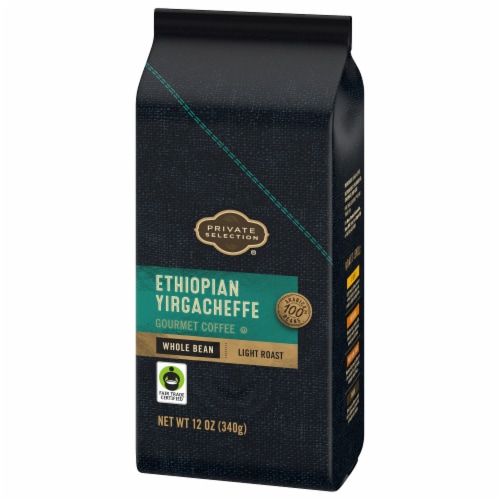 Private Selection® Fair Trade Ethiopian Yirgacheffe Light Roast Whole Bean Coffee Perspective: bottom