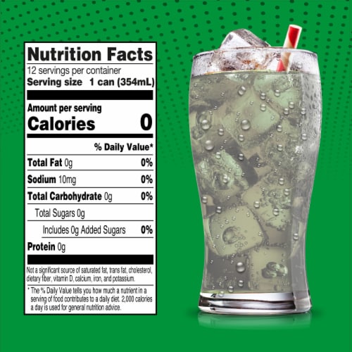Big K® Zero Sugar Caffeine Free Lemon Lime Soda Cans Perspective: bottom