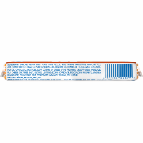 Kroger® Cheese Peanut Butter Sandwich Crackers Perspective: bottom