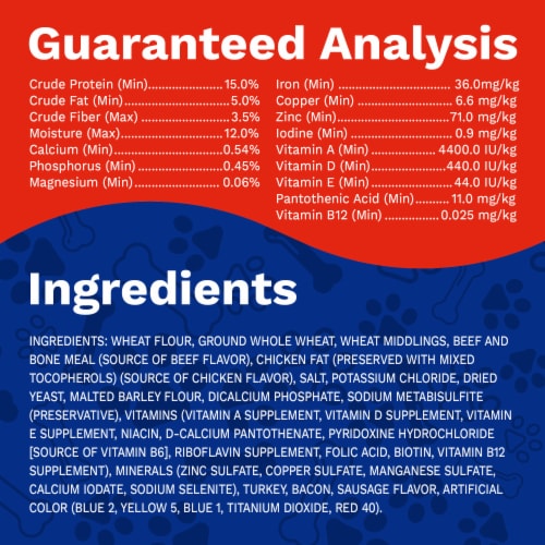 Pet Pride® Small Biscuits Dog Treats 5 Flavors Perspective: bottom