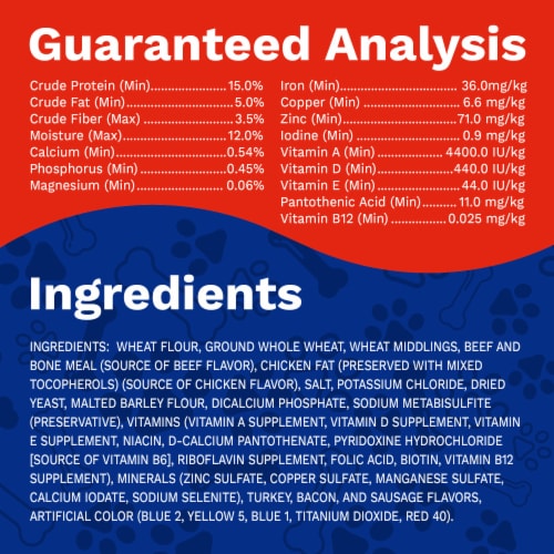 Pet Pride® Small Biscuits Dog Treats 5 Flavors Perspective: bottom