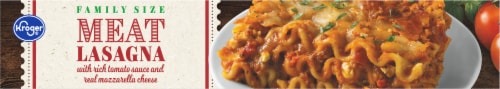 Kroger® Meat Lasagna Family Size Frozen Meal Perspective: bottom