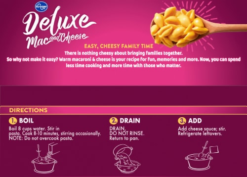 Kroger® Deluxe Shells and Cheddar Macaroni and Cheese BIG DEAL! Perspective: bottom
