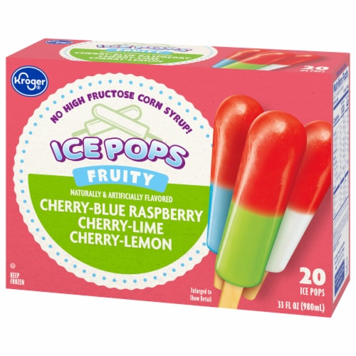Kroger® Fruity Mighty Ice Pops Perspective: bottom
