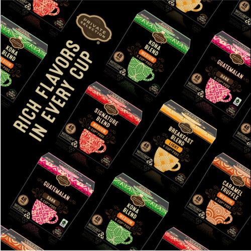 Private Selection® Espresso Roast Dark Roast K-Cup Coffee Pods Perspective: bottom