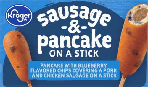 Kroger® Sausage & Blueberry Pancake on a Stick Perspective: bottom