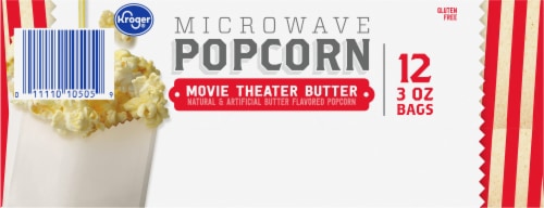 Kroger® Movie Theater Butter Microwave Popcorn Perspective: bottom