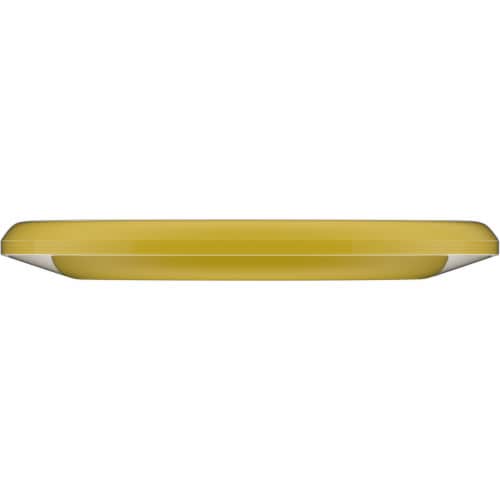 Kroger® 7 in Neon Yellow Plate Perspective: bottom