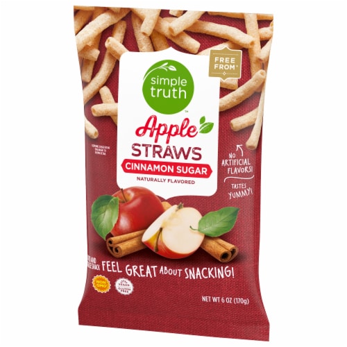 Simple Truth® Cinnamon Sugar Apple Straws Chips Perspective: bottom