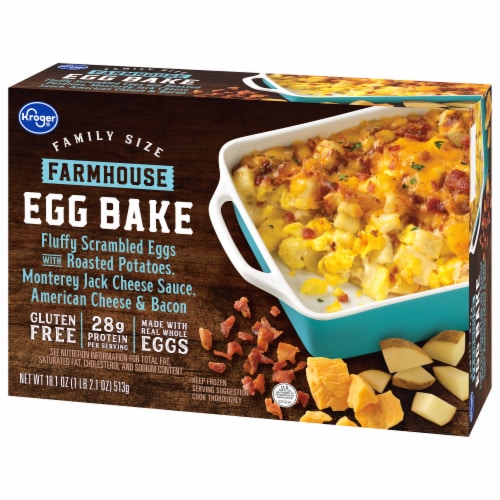 Kroger® Farmhouse Bacon Potato & Cheese Egg Bake Perspective: bottom