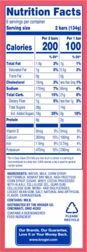 Kroger® Chocolatey Fudge Frozen Dairy Dessert Bars Perspective: bottom