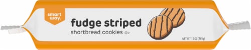 Smart Way™ Fudge Striped Shortbread Cookies Perspective: bottom