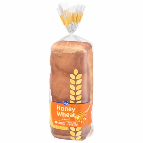 Kroger® Honey Wheat Bread Perspective: bottom