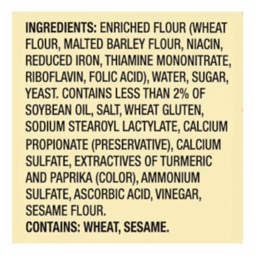 Western Hearth® White Sandwich Buns Perspective: bottom