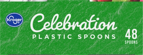 Kroger® Celebration Plastic Spoons Perspective: bottom