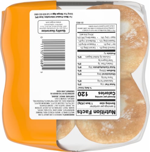 Smart Way™ Enriched Sandwich Buns Perspective: bottom