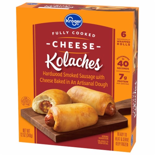 Kroger Fully Cooked Cheese Kolaches Perspective: bottom