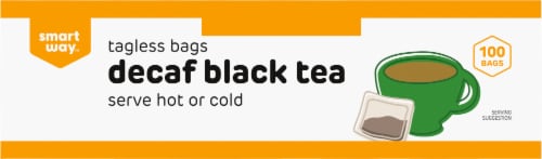 Smart Way™ Tagless Bags Decaf Black Tea Perspective: bottom