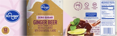 Kroger® Non - Alcoholic Zero Sugar Ginger Beer Perspective: bottom
