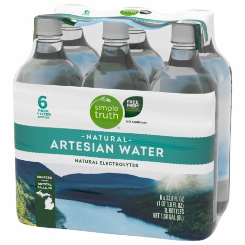 Simple Truth® Artesian Bottled Water Perspective: bottom