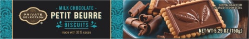 Private Selection® Milk Chocolate Petit Beurre Biscuits Perspective: bottom