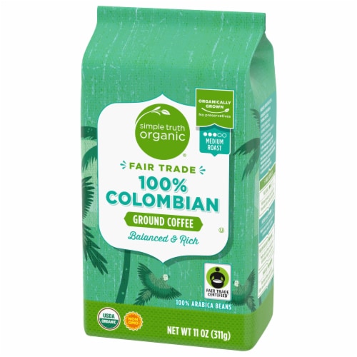 Simple Truth Organic® 100% Colombian Medium Roast Ground Coffee Perspective: bottom