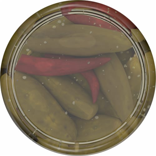 Kroger® Zesty Hot Dill Zingers Pickles Perspective: bottom