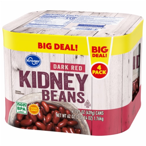 Kroger® Dark Red Kidney Beans BIG DEAL! Perspective: bottom