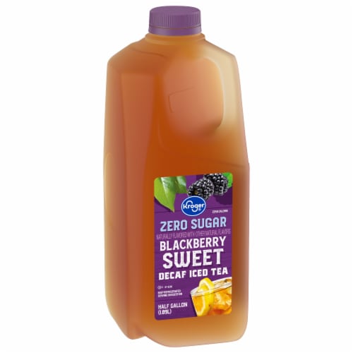 Kroger® Zero Sugar Sweet Iced Tea Blackberry Decaf Perspective: bottom