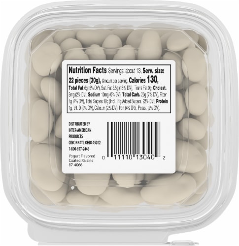 Kroger® Yogurt Flavored Coated Raisins Perspective: bottom
