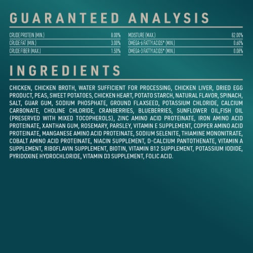 ABOUND® Chicken Peas & Sweet Potato in Gravy Wet Dog Food Perspective: bottom