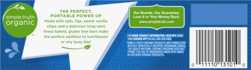 Simple Truth Organic™ Iced Oatmeal Cookie Baked Energy Bars Perspective: bottom