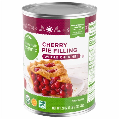 Simple Truth Organic® Cherry Pie Filling Whole Cherries Perspective: bottom