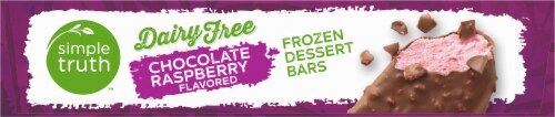 Simple Truth™ Dairy Free Chocolate Raspberry Flavored Frozen Dessert Bars Perspective: bottom