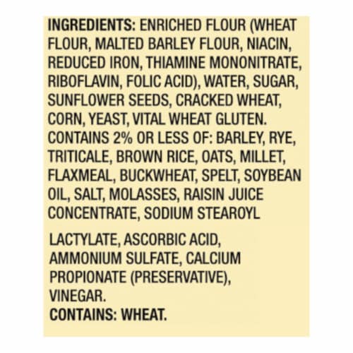 Western Hearth® 12 Grain Bread Perspective: bottom