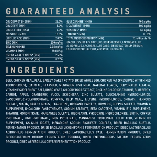 ABOUND® Pro Vet Formulated Adult Small Breed Dry Dog Food Beef & Sweet Potato Perspective: bottom