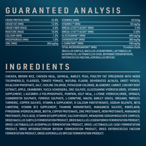ABOUND® Pro Vet Formulated Adult Large Breed Dry Dog Food Chicken & Brown Rice Perspective: bottom