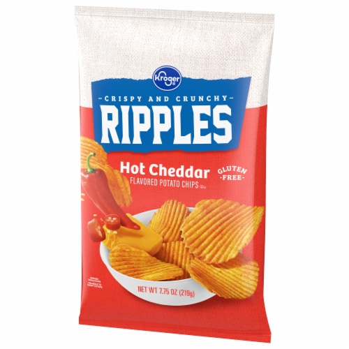 Kroger® Hot Cheddar Potato Chips Perspective: bottom
