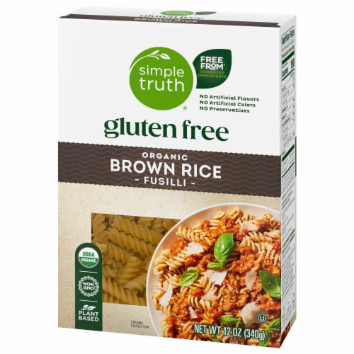 Simple Truth® Gluten Free Brown Rice Fusilli Pasta Perspective: bottom