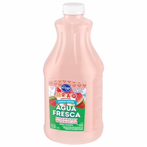 Kroger® Strawberry Watermelon Mercado Agua Fresca Perspective: bottom