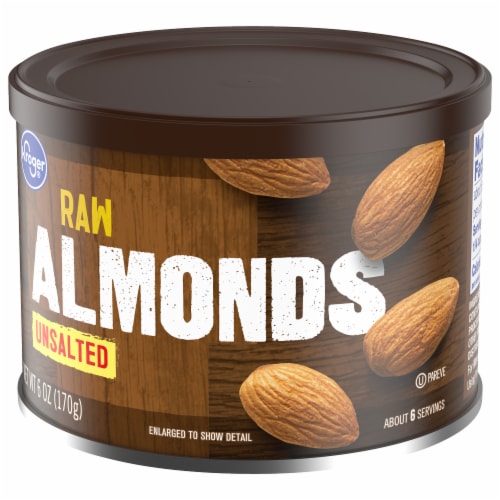 Kroger® Raw Unsalted Almonds Perspective: bottom